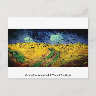Carte Postale Carrefour sur Wheatfield par Vincent Van Gogh Cart