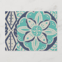 Carrelage bleu Batik IV