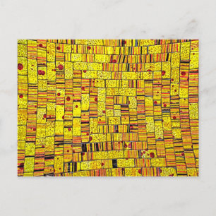 Carte Postale Carrelage en verre balinais - Jaune