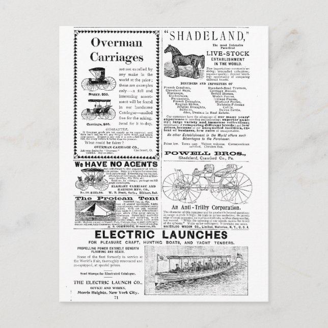 Carte Postale Carrières et plus d'annonces (Devant)