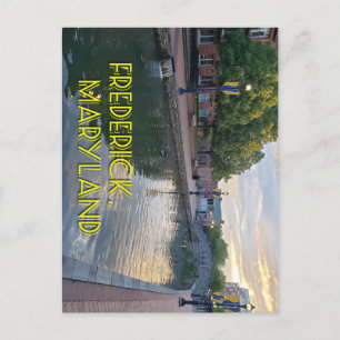 Carte Postale Carroll Creek Frederick Maryland #2