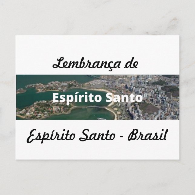 Carte Postale Cartão postal lembrança de Espírito Santo (Devant)
