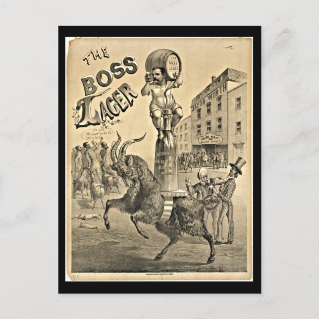 Carte Postale Carte-Cru Boston Artwork-40 (Devant)