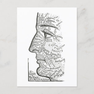Carte Postale "Carte du visage" pour l'évaluation de la personna