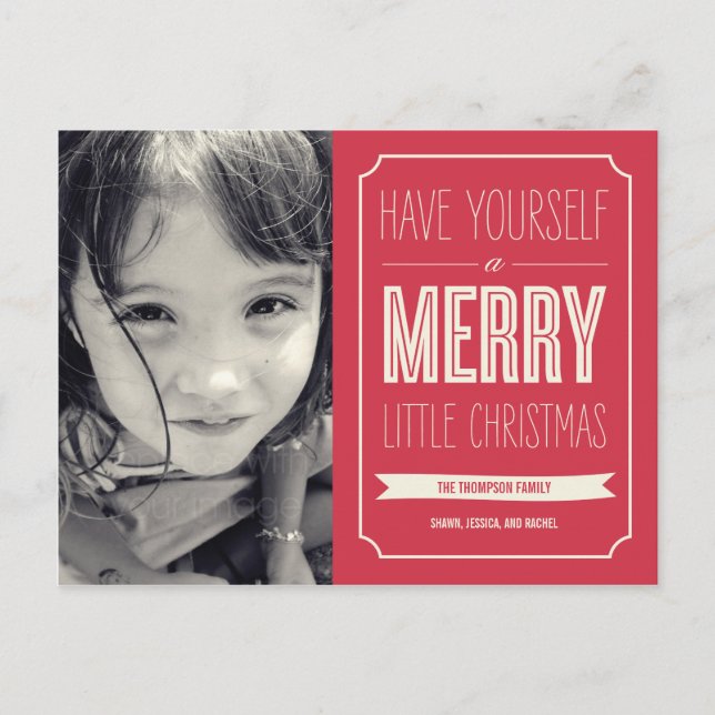 Carte postale Carte photo de Noël (Devant)