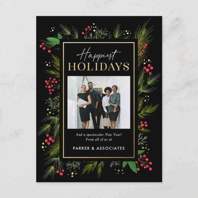 Carte postale Carte photo Festive Frame Business H (Devant)