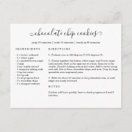 Carte postale Carte Recette