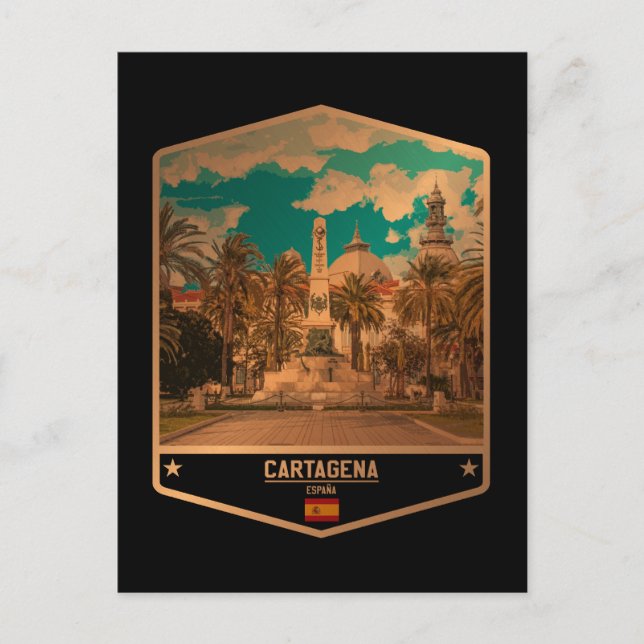 Carte Postale Carthagène (Devant)