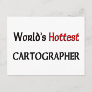 Carte Postale Cartographe le plus chaud du monde