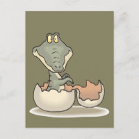 Carton d'Alligator pour bébé mignon