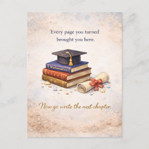 Carte Postale Carton d'annonce de remise de diplômes