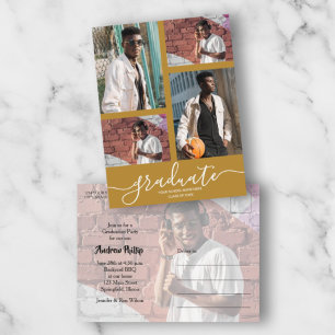 Carte Postale Carton d'invitation à la fête de remise des diplôm