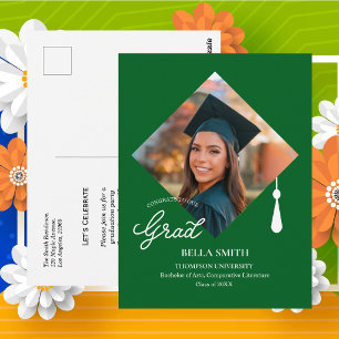 Carte Postale Carton d'invitation élégant à chapeau pour fête de