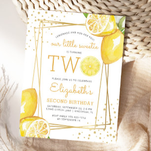 Carte Postale Carton d'invitation pour une deuxième fête d'anniv