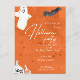 Carte Postale Carton d'invitation pour une fête d'Halloween Oran