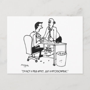 Carte Postale Carton Hypochondriaque 3104