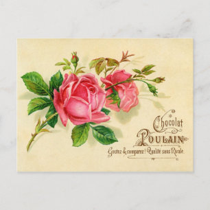 Carte Postale Carton publicitaire français vintage pour le