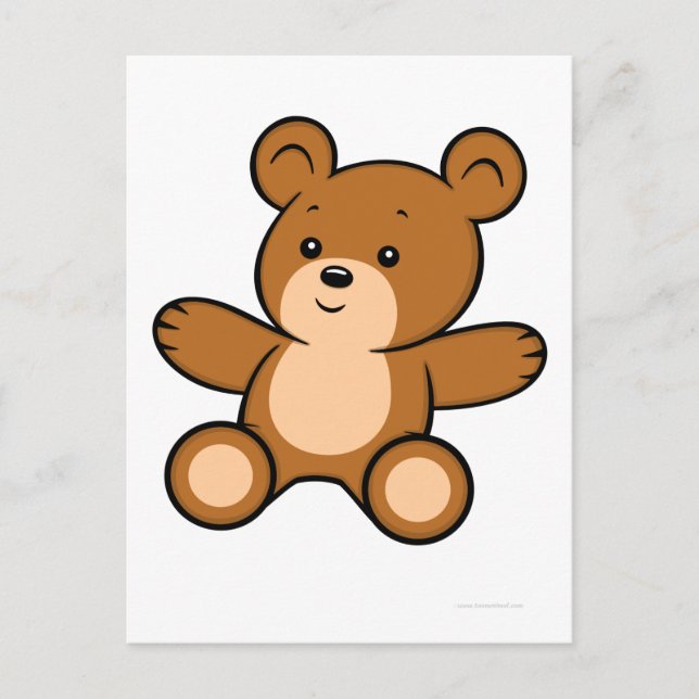 Carte postale Carton Teddy Bear (Devant)