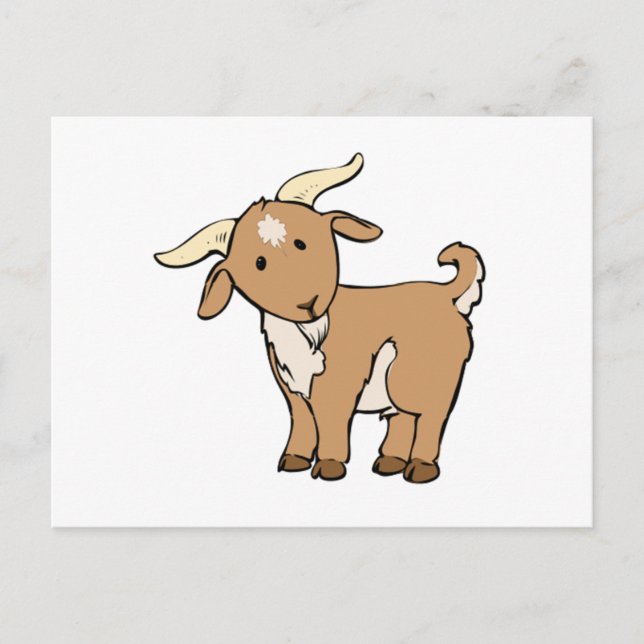 Carte Postale Cartoon Billy Goat (Devant)