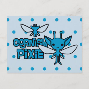 Carte Postale Cartoon Cornish Pixie Caractère Art