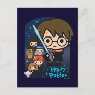 Carte Postale Cartoon Harry Potter Chamber of Secrets Graphic