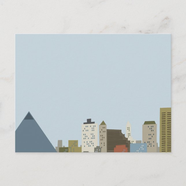 Carte Postale Cartoon Memphis (Devant)