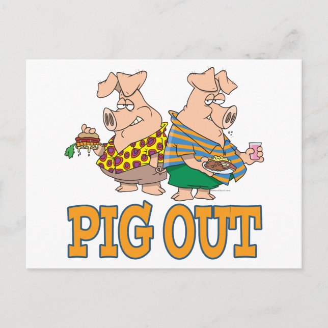 CARTE POSTALE CARTOUCHE ALIMENTAIRE DE PORC (Devant)