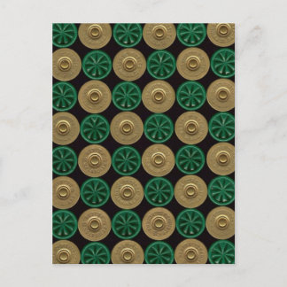 Carte Postale cartouches vertes