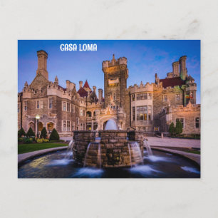CARTE POSTALE CASA LOMA, TORONTO, CANADA