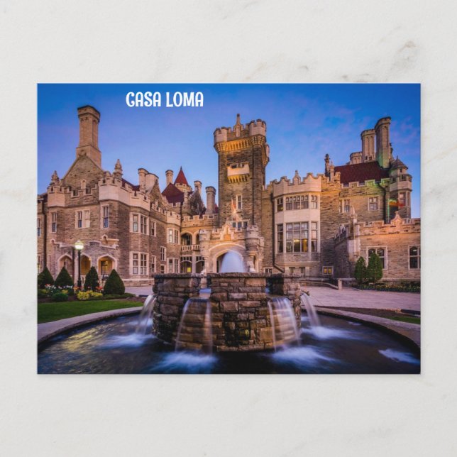 CARTE POSTALE CASA LOMA, TORONTO, CANADA (Devant)
