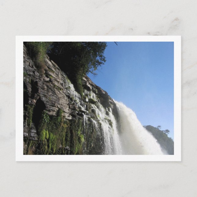 Carte Postale Cascade 3 Venezuela Jungle Paysage Art (Devant)