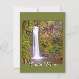 Carte Postale Cascade au Costa Rica