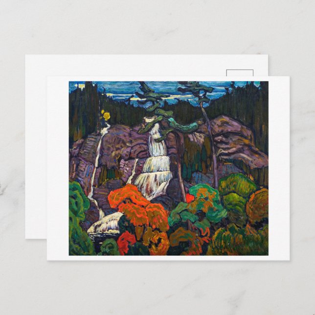 Carte Postale Cascade d'Algoma | J.E.H. MacDonald | (Devant / Derrière)