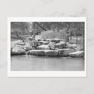 Carte Postale Cascade dans le parc