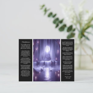 Carte Postale Cascade de Desiderata : Calme Sunset Cove