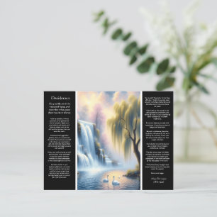 Carte Postale Cascade de Desiderata Embrace Pastel de Serenity