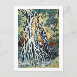 Carte Postale Cascade de Kirifuri, Hokusai
