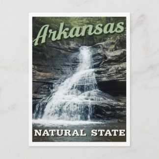 Carte Postale Cascade de l'État naturel de l'Arkansas