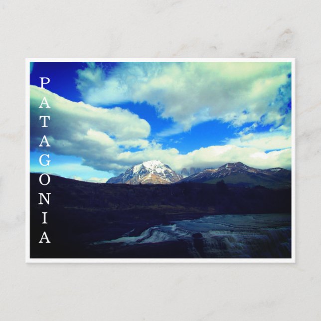 Carte Postale cascade de patagonie (Devant)