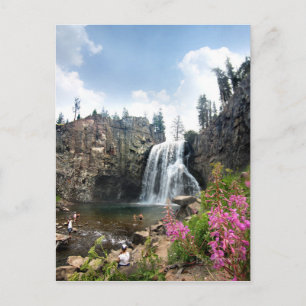 Carte Postale Cascade de Rainbow Falls - Devils Postpile - Sierr