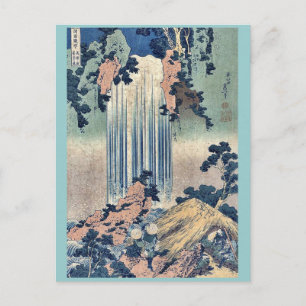 Carte Postale Cascade de Yoro Mino Province par Katsushika, Hoku