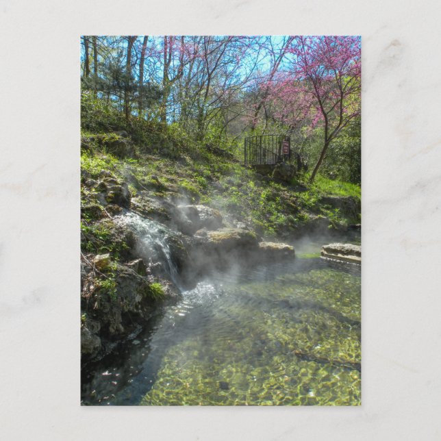 Carte Postale Cascade d'eau chaude (Devant)