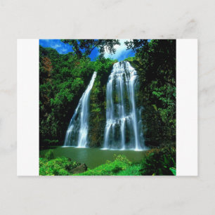 Carte Postale Cascade Opaekaa Kauai Hawaii