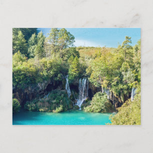 Carte Postale Cascades dans le Parc National de Plitvice - Croat
