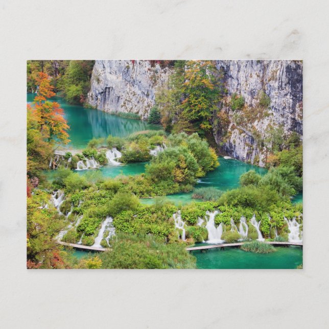 Carte Postale Cascades du parc national des Lacs-Plitvice (Devant)