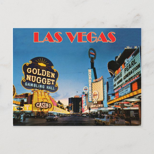 Carte Postale Casinos à Las Vegas (Devant)