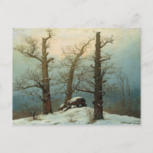 Carte Postale Caspar David Friedrich Cairn en neige