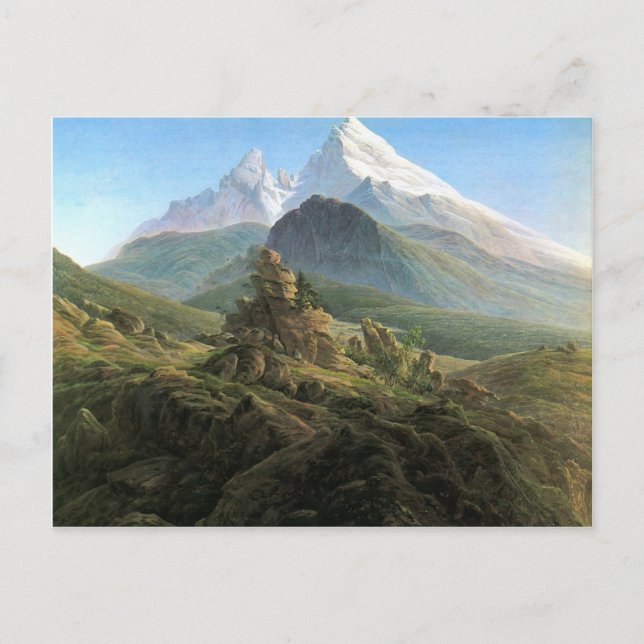 Carte Postale Caspar David Friedrich - The Watzmann (Devant)