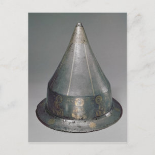 Carte Postale Casque avec la Deesis