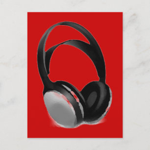Carte Postale Casque Pop Art